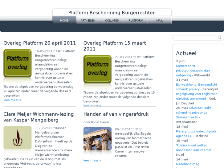 www.platformburgerrechten.nl