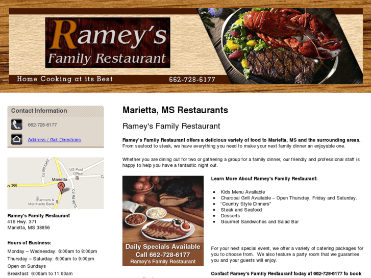 www.rameysfamilyrestaurant.com