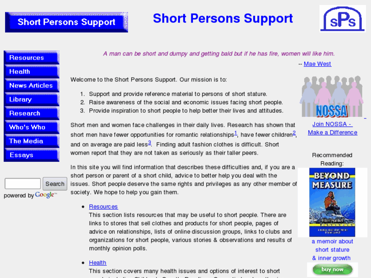 www.shortsupport.org