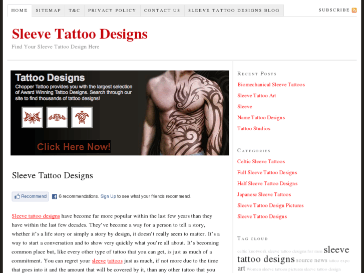 www.sleevetattoodesignsite.com