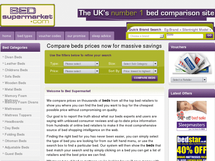 www.bedsupermarket.com