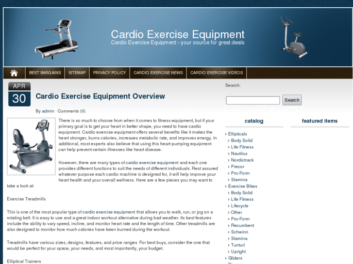 www.cardioexerciseequipment.net