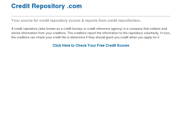 www.creditrepository.com