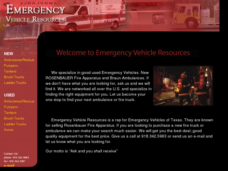 www.emergencyvehicleresources.com