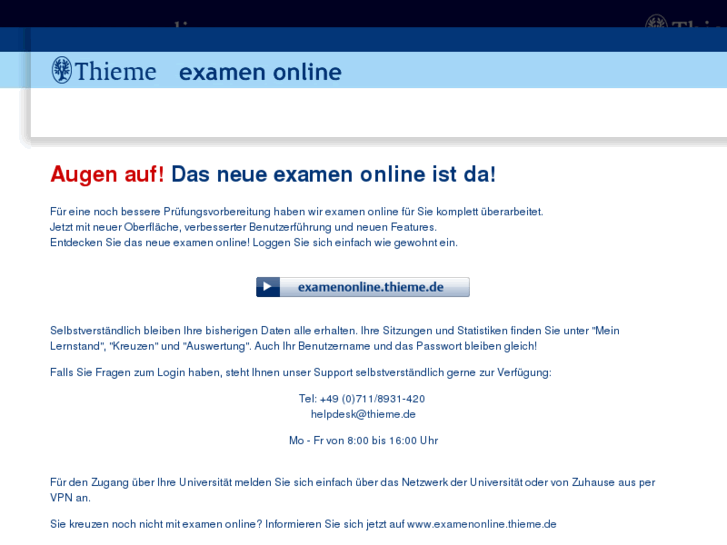 www.examenonline-vorklinik.de