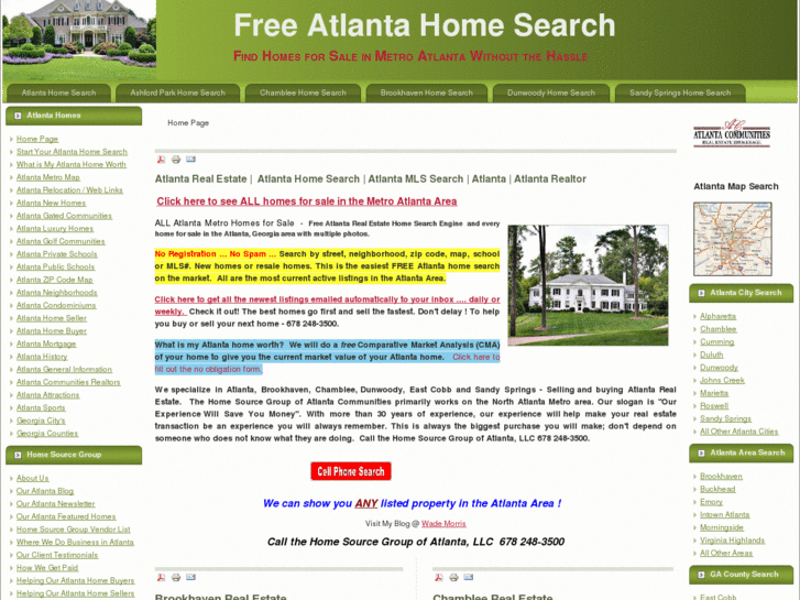 www.freeatlantahomesearch.com