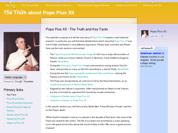 www.pope-pius-xii.com