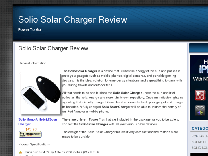 www.soliosolarcharger.info