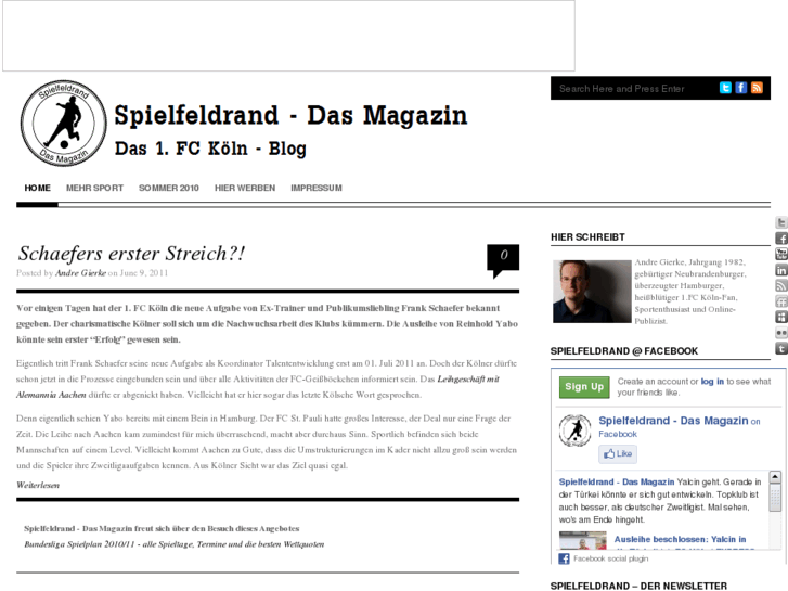 www.spielfeldrand-magazin.de