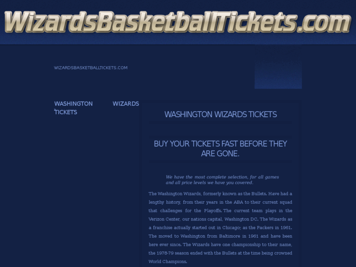 www.wizardsbasketballtickets.com