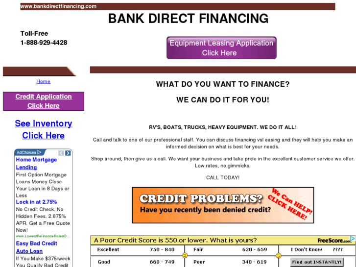 www.bankdirectfinancing.com