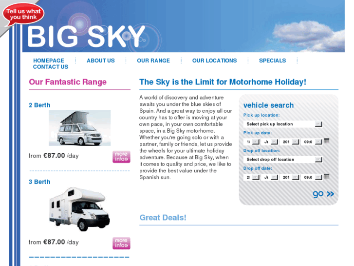 www.bigskyspainmotorhomes.com