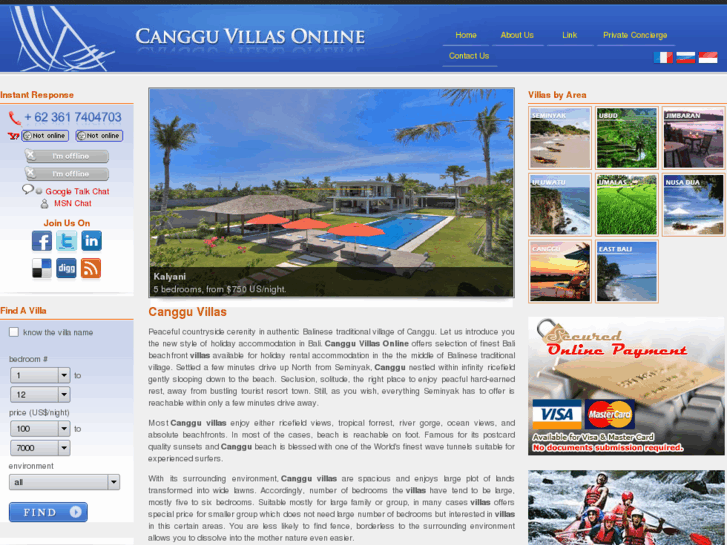 www.cangguvillasonline.com
