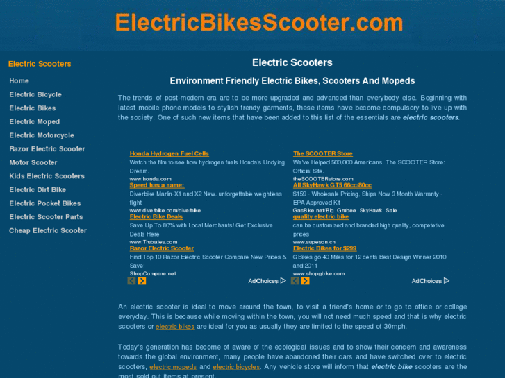 www.electricbikesscooter.com