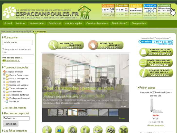 www.espaceampoules.fr