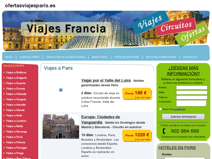 www.ofertasviajesparis.es