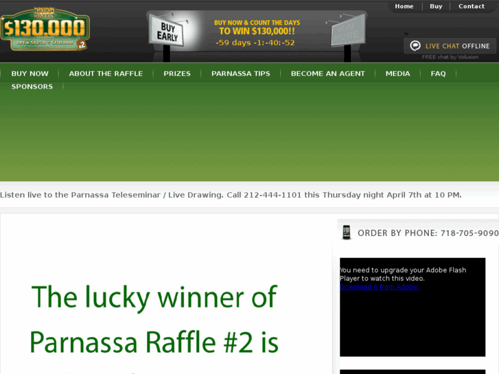 www.parnassahraffle.com