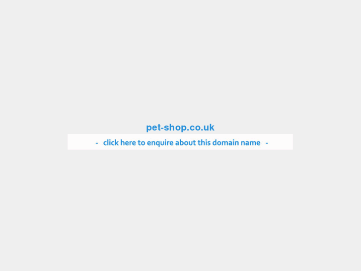 www.pet-shop.co.uk