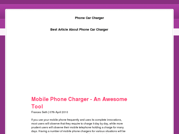 www.phonecarcharger.net