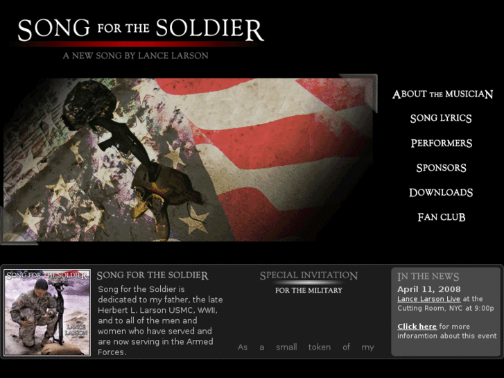 www.songforthesoldier.com