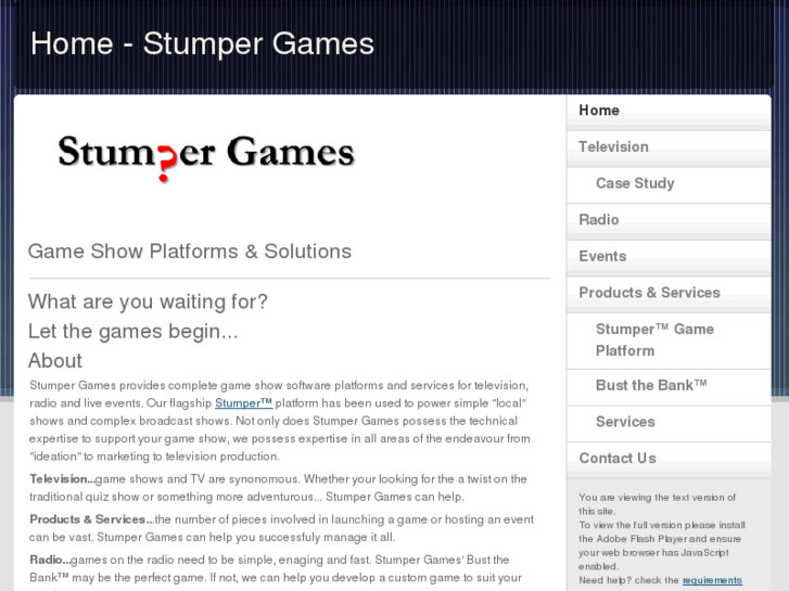 www.stumpergames.com