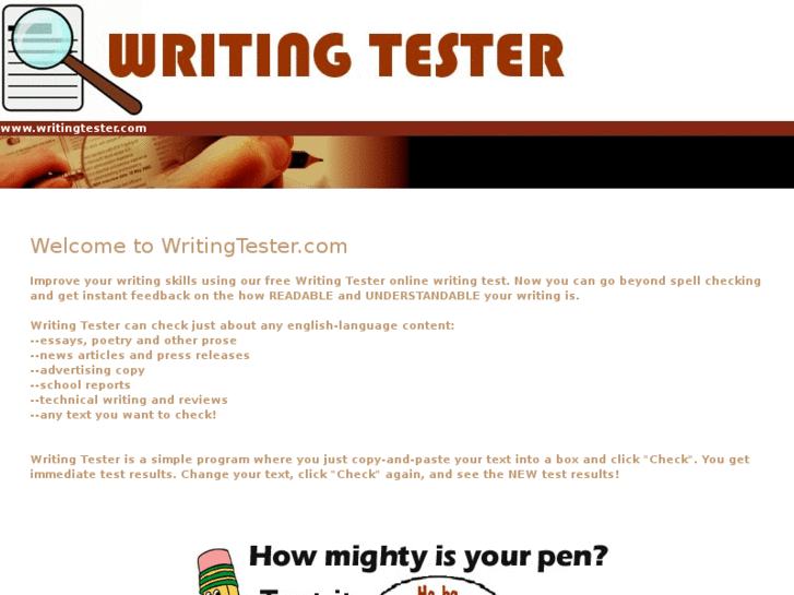 www.writingtester.com