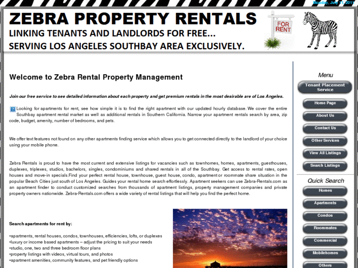 www.zebra-rentals.com