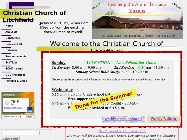 www.christianchurchoflitchfield.com