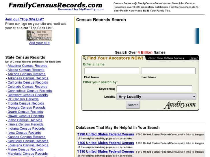 www.familycensusrecords.com