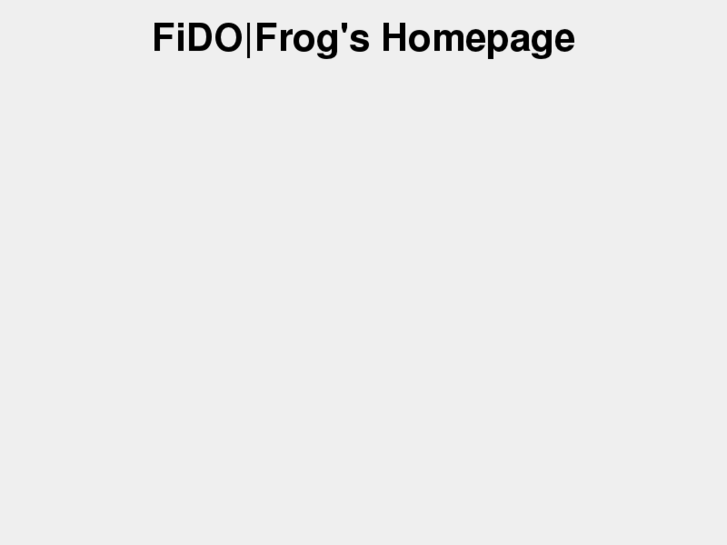 www.fidofrog.com