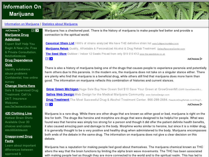 www.informationonmarijuana.com