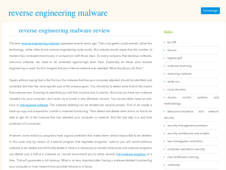 www.reverseengineeringmalware.com