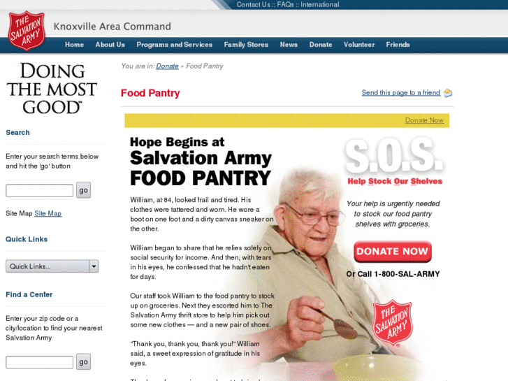 www.salvationarmyknoxvillesos.org