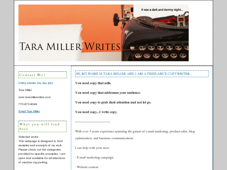 www.taramillerwrites.com