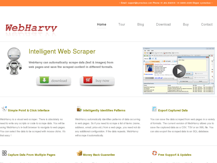 www.webharvy.com