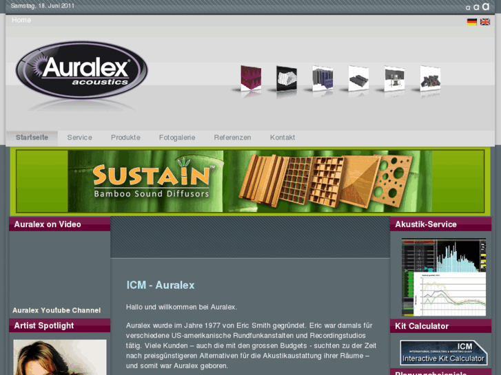 www.auralex-acoustics.de