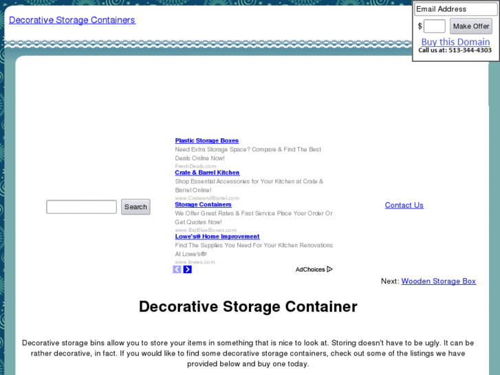 www.decorativestoragecontainers.com