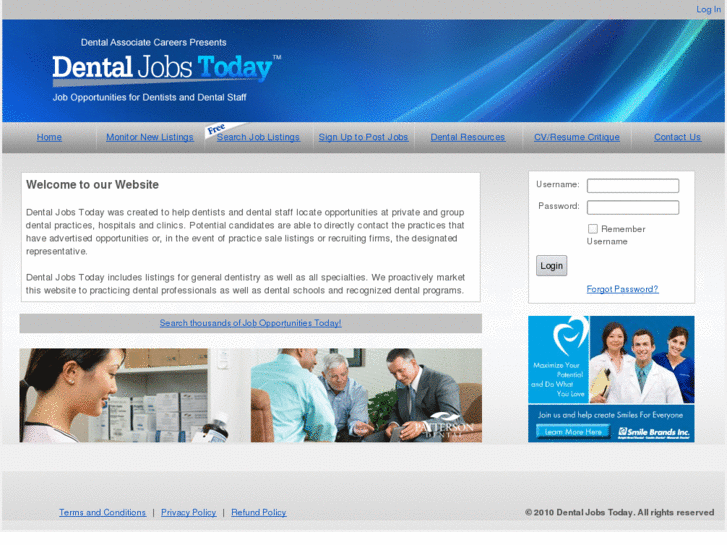 www.dentalassociatecareers.com