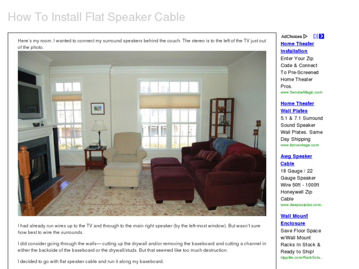 www.howtoinstallflatspeakercable.com