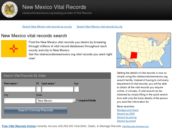 www.vitalrecordsnewmexico.org