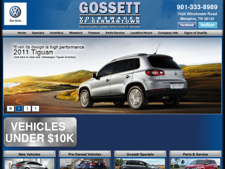 www.gossettvolkswagengermantown.com