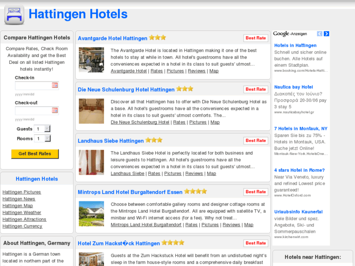 www.hattingenhotels.com