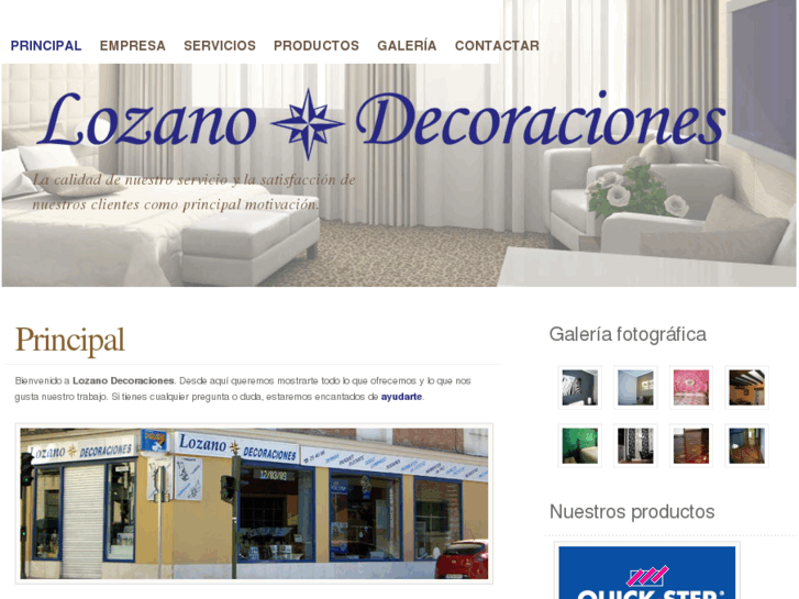 www.lozanodecoraciones.com