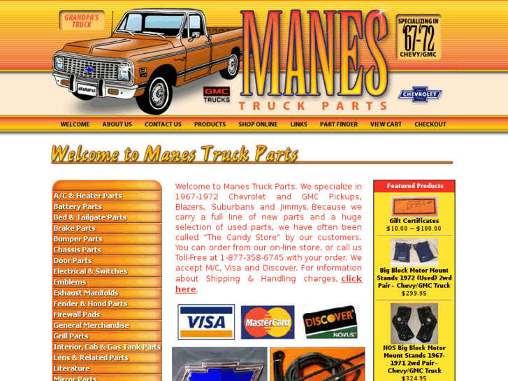 www.manestruckparts.com