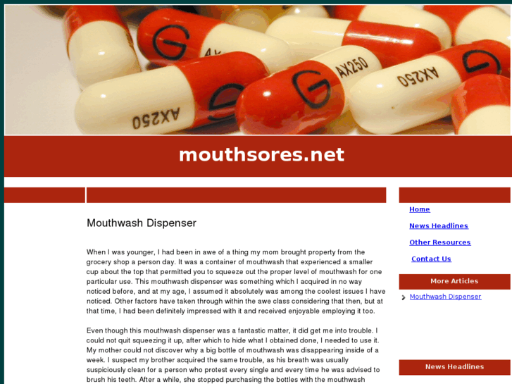 www.mouthsores.net