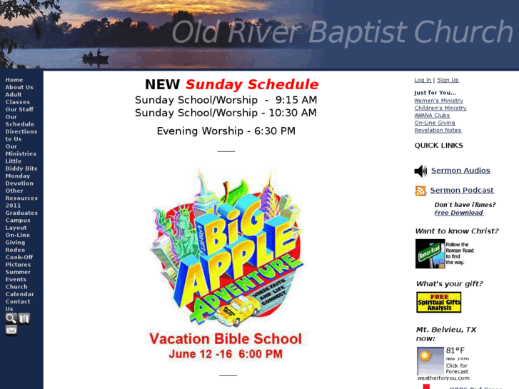 www.oldriverbaptist.com