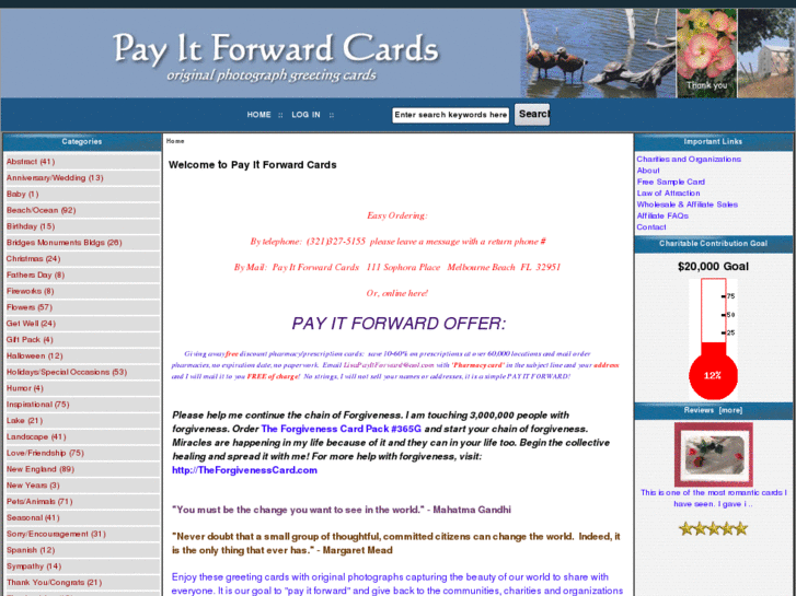 www.payitforwardcards.com