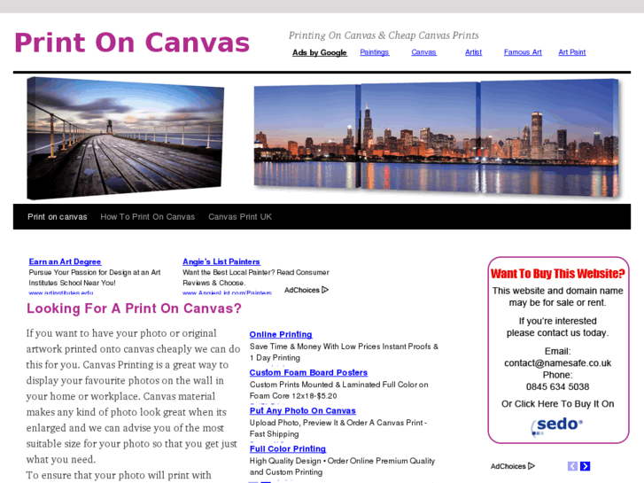 www.printoncanvas.co.uk