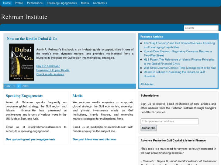 www.rehmaninstitute.com