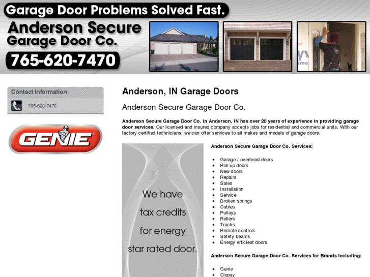 www.andersonsecuregaragedoorco.com